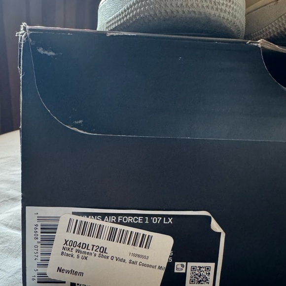 Nike White, Beige and Black Air Forces - Picture 6 of 8